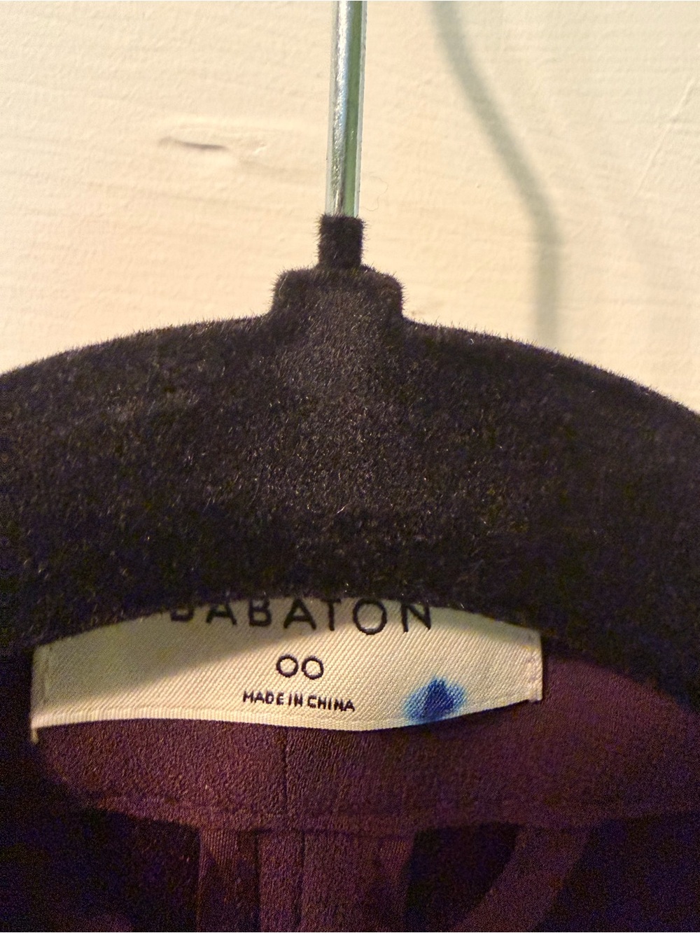 Babaton Open-Front Blazer in Deep Plum size 00 - Picture 5 of 10